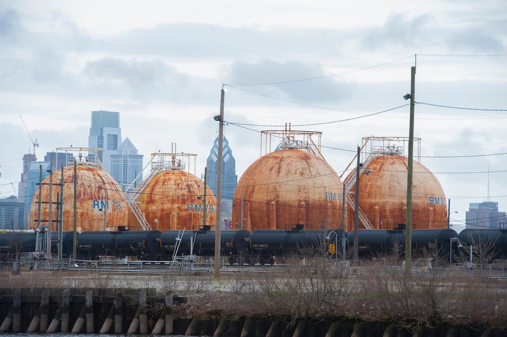2018: View of the refinery on the Schuylkill’s east bank.