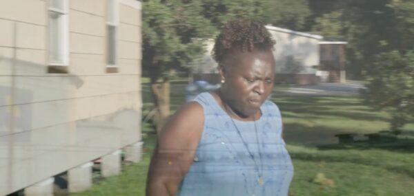 2018: Iris Carter at home. Still from That Place Was Home, Women of Cancer Alley.